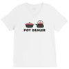 pot dealer cooking pot tea pot V-Neck Tee