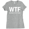 where's the food Ladies Fitted T-Shirt
