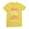 Mom Great Job I'm Awesome Love Happy Mother's Day Ladies Fitted T-Shirt
