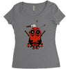 deadpool minion Women's Triblend Scoop T-shirt