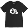 rabbit silhouette V-Neck Tee