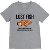 lost fish V-Neck Tee