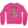 crazy totem Crewneck Sweatshirt