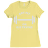 clever gym pun Ladies Fitted T-Shirt