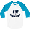 you have stolen my heart 3/4 Sleeve Shirt