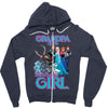 grandpa of the birthday girl Zipper Hoodie