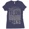 political illiteracy Ladies Fitted T-Shirt