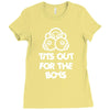 tits out for the boys Ladies Fitted T-Shirt