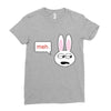 meh bunny Ladies Fitted T-Shirt