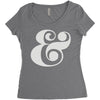 ampersand Women's Triblend Scoop T-shirt