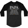 papa man myth legend 3/4 Sleeve Shirt