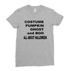 all about halloween. Ladies Fitted T-Shirt