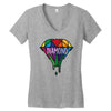 Diamond Women's V-Neck T-Shirt