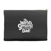 the world's greatest non biological dad Accessory Pouches