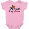 pizza is my valentine 56 Baby Bodysuit