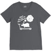 never give up on dreams ladies fitted V-Neck Tee