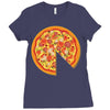 pizza dad Ladies Fitted T-Shirt