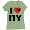 east coast escape Ladies Fitted T-Shirt