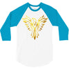 Phoenix Tribal Bird 3/4 Sleeve Shirt