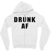 drunk af Zipper Hoodie