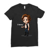 i know Ladies Fitted T-Shirt