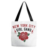 New York City Girl Gang Tote Bags