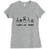 plants are friends Ladies Fitted T-Shirt