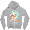 polar bear Zipper Hoodie