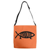 evolve t shirt small funny evolution science atheist darwin atheism fi Adjustable Strap Totes