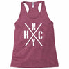 nyhc new york hardcore funny Racerback Tank