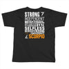 Strong Independent Motivated Scorpio Toddler T-shirt