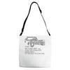 aliens nuke from orbit Adjustable Strap Totes