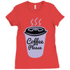 cool coffee please t shirt Ladies Fitted T-Shirt