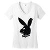 layboy frank ii Women's V-Neck T-Shirt
