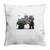 pacifist plumber Throw Pillow