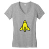Reggie Rocket Women's V-Neck T-Shirt