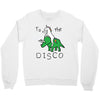 To The Disco (Unicorn Riding Triceratops) Crewneck Sweatshirt