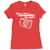 this is how i remember my night! Ladies Fitted T-Shirt