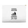 Father and Son Fishing Partners For Life Accessory Pouches