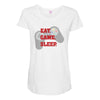 Eat Game Sleep Maternity Scoop Neck T-shirt
