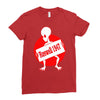 roswell t shirt alien t shirt ufo conspiracy Ladies Fitted T-Shirt