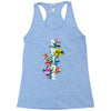 Pride Floral LGBT Colors Racerback Tank