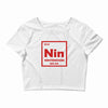 89 nin nintendium 189 Crop Top
