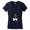 Black Bear Metal Women's V-Neck T-Shirt