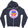 vote for pizza president democrat Zipper Hoodie