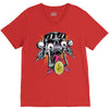 skull biker V-Neck Tee