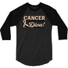 Cancer Picked The Wrong Diva 3/4 Sleeve Shirt
