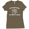 never trust an atom Ladies Fitted T-Shirt