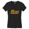 polymer records, ideal gift or birthday present funny Women's V-Neck T-Shirt