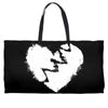 broken heart xxx Weekender Totes